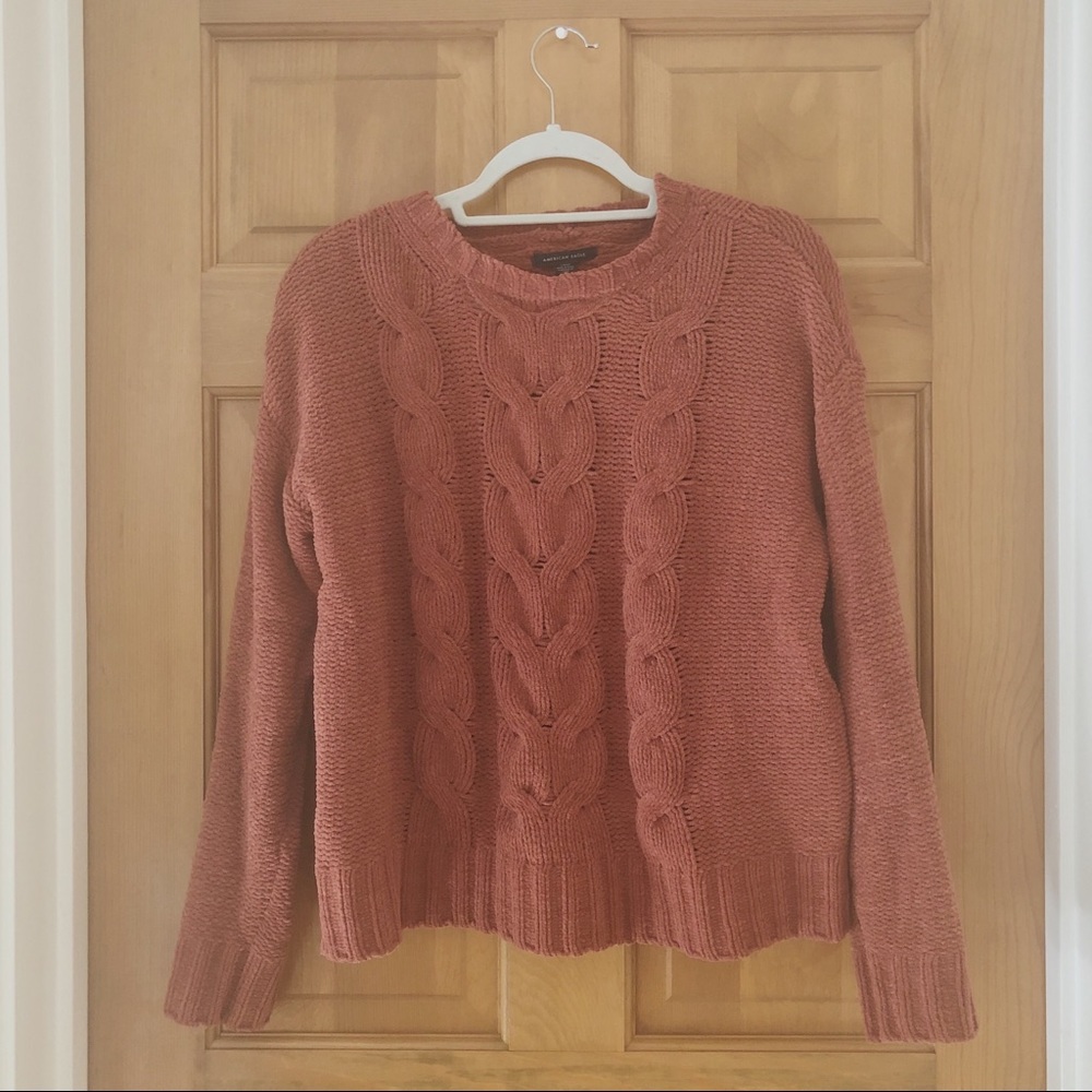 American Eagle Cable Knit Sweater
